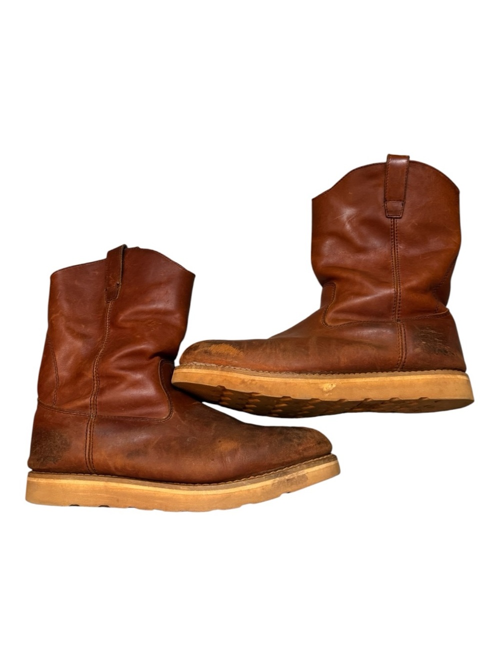 Golden Fox Men's 13 Wellington Pull On Leather Work Boots EH Soft Toe 101312